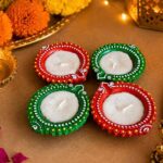 Traditional Clay Diya for Diwali