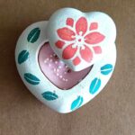 Heart Shape Cement Candle
