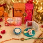 Rakhi Combo with Diya Candle